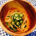 ぷーさん's cooksnap of when they made みょうがとオクラの和え物.