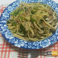 GUGUPEKORI's cooksnap of when they made ツナネギしめじの和風スパ☆.