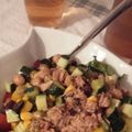 vegeking's cooksnap of when they made Wチーズのジャーサラダ☆.