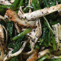 ぴーぱちゃい's cooksnap of when they made ムネ肉とほうれん草のごま和え☆具だくさん.
