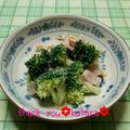 こたらパッド's cooksnap of when they made ブロッコリーとハムのごまマヨネーズあえ.