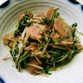 ゆうまり5448's cooksnap of when they made 豆苗と魚肉ソーセージとえのき茸のバタポン.