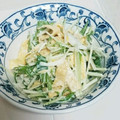 のぶクロ's cooksnap of when they made 水菜と油揚げの簡単サラダ.