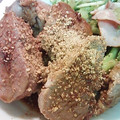 kopimama's cooksnap of when they made ☆豚ヒレ肉のソテー照り焼きソース☆.