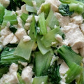 新米ママの時短飯's cooksnap of when they made ヘルシー！簡単！豆腐と青梗菜の炒め物。.