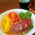 mahochan1's cooksnap of when they made 簡単スープで作る　野菜たっぷりなフォー.
