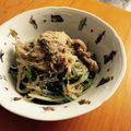 ひなコアラ's cooksnap of when they made ほうれん草と豚肉のチャプチェ～♪♪.