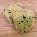 ジャフ's cooksnap of when they made △息子考案〜カレーとワカメのおにぎり△.