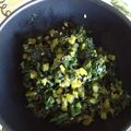 sachinchan's cooksnap of when they made 大根の葉の煮物だワン.