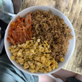 かぶちゃん's cooksnap of when they made 鶏そぼろ（鶏そぼろ丼・そぼろ弁当）.