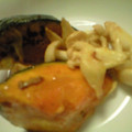 salymama's cooksnap of when they made かぼちゃときのこのオイマヨ炒め.