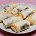 まあまま☆0403's cooksnap of when they made 海苔の佃煮とおからの簡単♪春巻き.