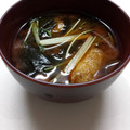 rei0822's cooksnap of when they made ずぼらさんの水菜の味噌汁。。。.