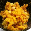 由芽15's cooksnap of when they made レンジでカボチャサラダ.