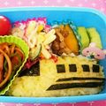 煌ｍａｍａ♡'s cooksnap of when they made #新幹線#ドクターイエロー#キャラ弁.