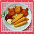 ３匹の大ぶたママ's cooksnap of when they made お弁当♥かわいいポテトフライ♥パーティに.
