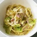 einstein☆'s cooksnap of when they made レタスとベーコンのクリームパスタ♪.