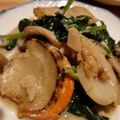 tommy127o's cooksnap of when they made ホタテとほうれん草のソテー＊ミルクソース.