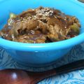 buleplanet's cooksnap of when they made 豚カレー丼.