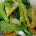 ΦωΦパニーニ☆'s cooksnap of when they made サッパリ＊小松菜と油揚げの中華風和え物.