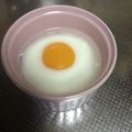 なおなお1020's cooksnap of when they made レンジで１分！ポーチドエッグ（半熟卵）.