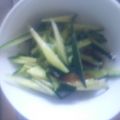 ☆しいたんママ☆'s cooksnap of when they made もずく胡瓜のオリーブオイル和え.