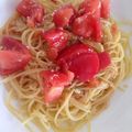 yukka0113's cooksnap of when they made トマトのシンプル冷製パスタ☆.