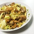 みるくここあ♪＊'s cooksnap of when they made 油揚げとキャベツのやつ.