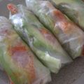 妙香ママ's cooksnap of when they made エビとアボカドとキムチの生春巻き.