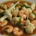 alohasweet's cooksnap of when they made 海老とカリフラワーのあんかけ.
