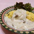 赤い電話's cooksnap of when they made とろふわオムライス☆ホワイトソース.