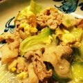 ちずたろう's cooksnap of when they made 簡単レタスと卵と豚肉の中華炒め。.