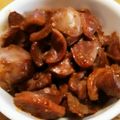 単刀直入's cooksnap of when they made 砂ズリニンニク☆.