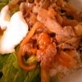 l0u0l's cooksnap of when they made ☀生姜焼きdeカフェご飯☀.