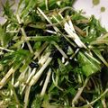 ☆chocola's cooksnap of when they made 水菜の焼き海苔サラダ.