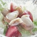 みっくママ's cooksnap of when they made ホタテとトマト・キャベツのサラダ♪.