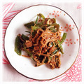 K0A9O0R8U♪'s cooksnap of when they made えのきとピーマンのごま油炒め.