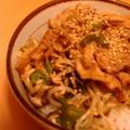 うぅにゃん's cooksnap of when they made クックパーで超簡単☆豚もやし丼！.