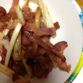 ムーヒツジ's cooksnap of when they made 長ネギとベーコンの中華風炒め.