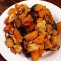 rietan☆'s cooksnap of when they made 鶏肉とかぼちゃのフライパン煮.