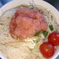 ｓｉｏ's cooksnap of when they made 梅おろしにゅうめん.