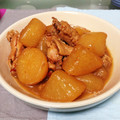 ぽちゅんん's cooksnap of when they made 大根と鶏手羽の煮物♡.