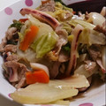 2525招き猫's cooksnap of when they made 白菜と豚コマの簡単中華丼♪.