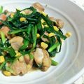 とさみさと's cooksnap of when they made 鶏ももとニラのチーズ炒め.