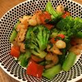 たべたいち's cooksnap of when they made ☆簡単♪えびとブロッコリーのバジル炒め☆.