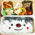 うっどすとっく✩'s cooksnap of when they made 簡単かわいいお弁当 〜日の丸顔弁当.