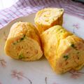あーもこ's cooksnap of when they made お弁当に！鮭フレーク入り卵焼き.