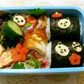はるななひ's cooksnap of when they made 幼稚園 キャラ弁♡ぱんだ.