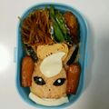 yuka_uka's cooksnap of when they made ポケモンキャラ弁＊ブースター.