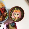 Smile79's cooksnap of when they made 幼稚園 キャラ弁♡プリキュア パフ.